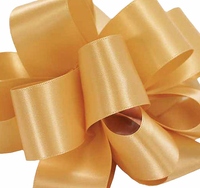 Oiffray Double Face Satin Ribbon 1/4'' Golden Ale