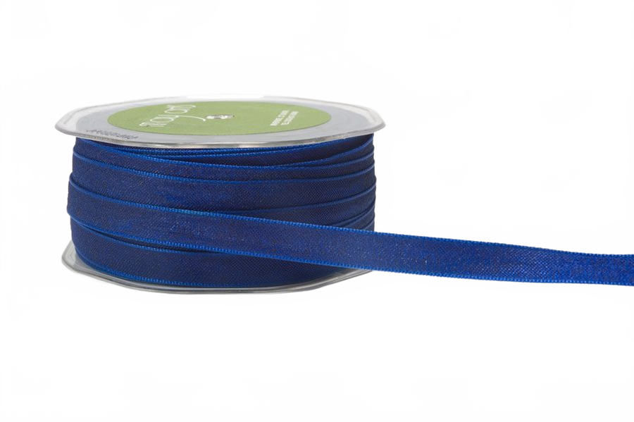 3/8 Inch Solid Two Tone Navy/Royal Blue Ribbon