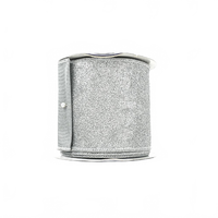 Ribbon Luster Glitter With Silver