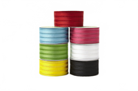 1.5 Inch Sheer With Woven Stripes Ribbon With Wired Edge
