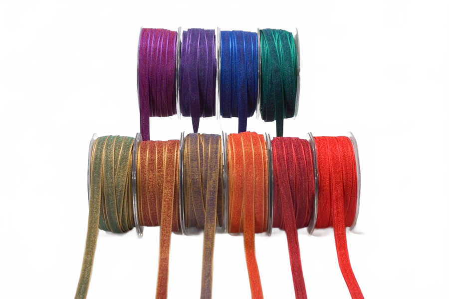 3/8 Inch Solid Two Tone Ribbon