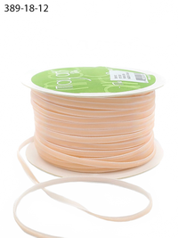 1/8 Inch Nude Velvet String Cord Ribbon With Woven Edge