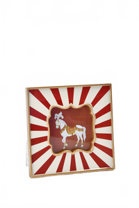 Photo Frame With Stripe Pattern Decal