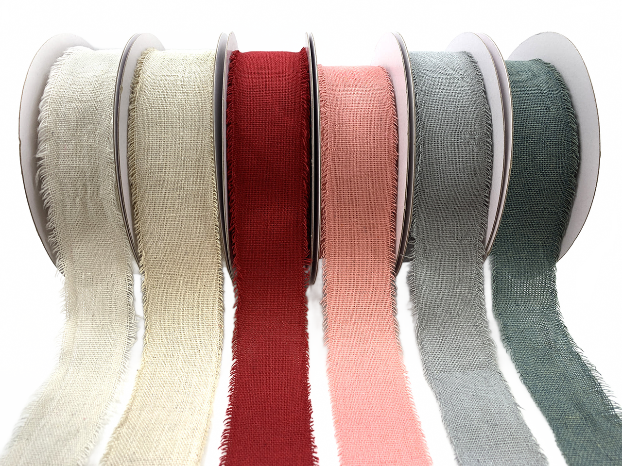 1.5 Inch Frayed Edge Cotton Ribbon
