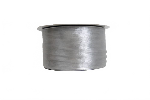 Ribbon 3" Metallic Mesh Silver