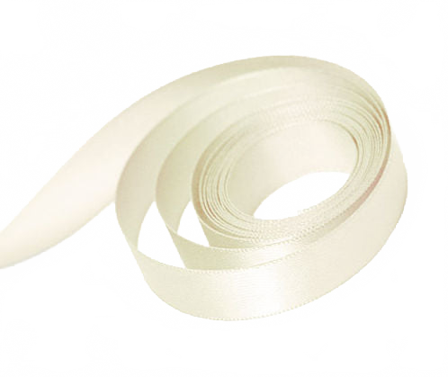 Ribbon Tex-Style 4'' Double Face Satin Antique White