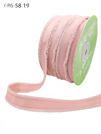 ~ 5/8″ Fuzzy Mauve Grosgrain Ribbon