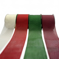 2 2/3 Inch Semi Sheer Ribbon With Woven Edge