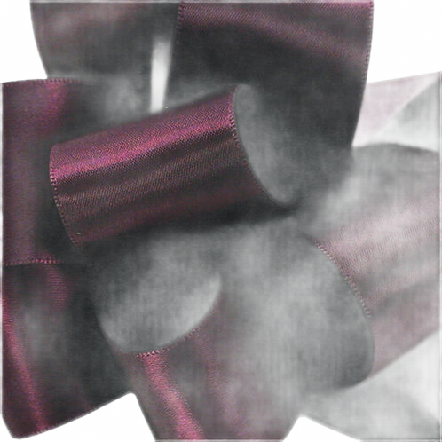 Double Face Satin Ribbon 1/4'' Eggplant