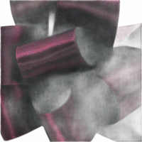 Double Face Satin Ribbon 1/4'' Eggplant