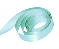 Ribbon Tex-Style 3'' Double Face Satin Aqua