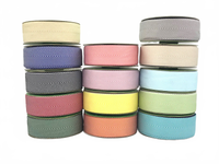 1.5 Inch Twill Chevron Stripe Ribbon With Woven Edge