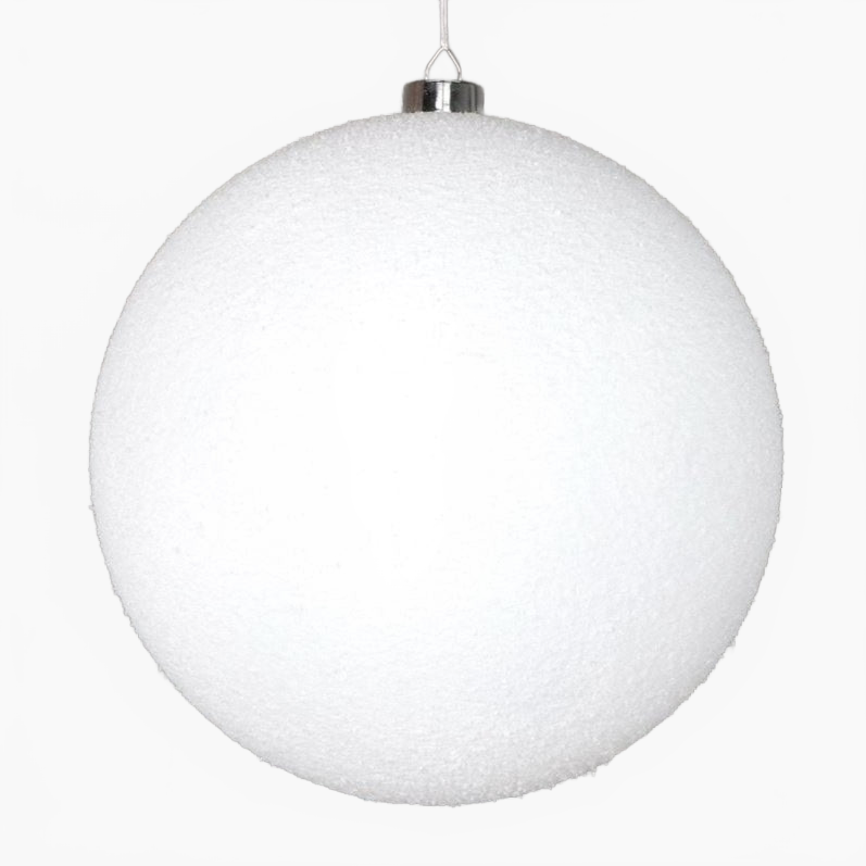 20" Snow Powder Ball Ornament