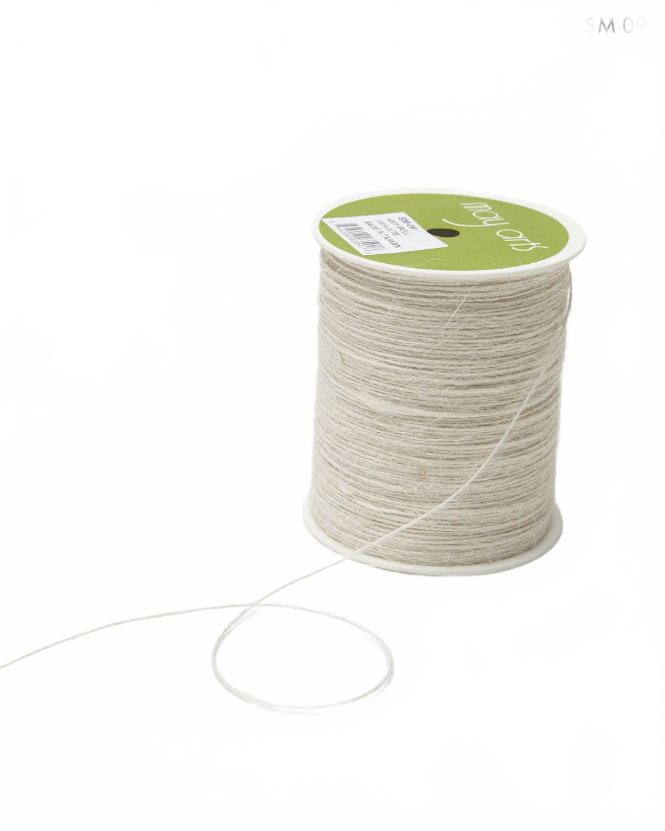 1 Millimeter 100% Jute Ivory Burlap String Cord Ribbon