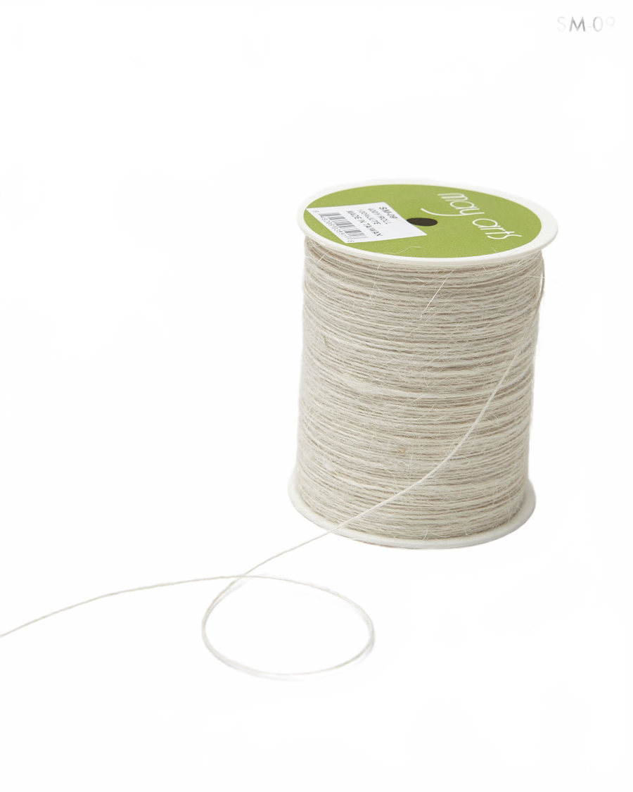 1 Millimeter 100% Jute Ivory Burlap String Cord Ribbon