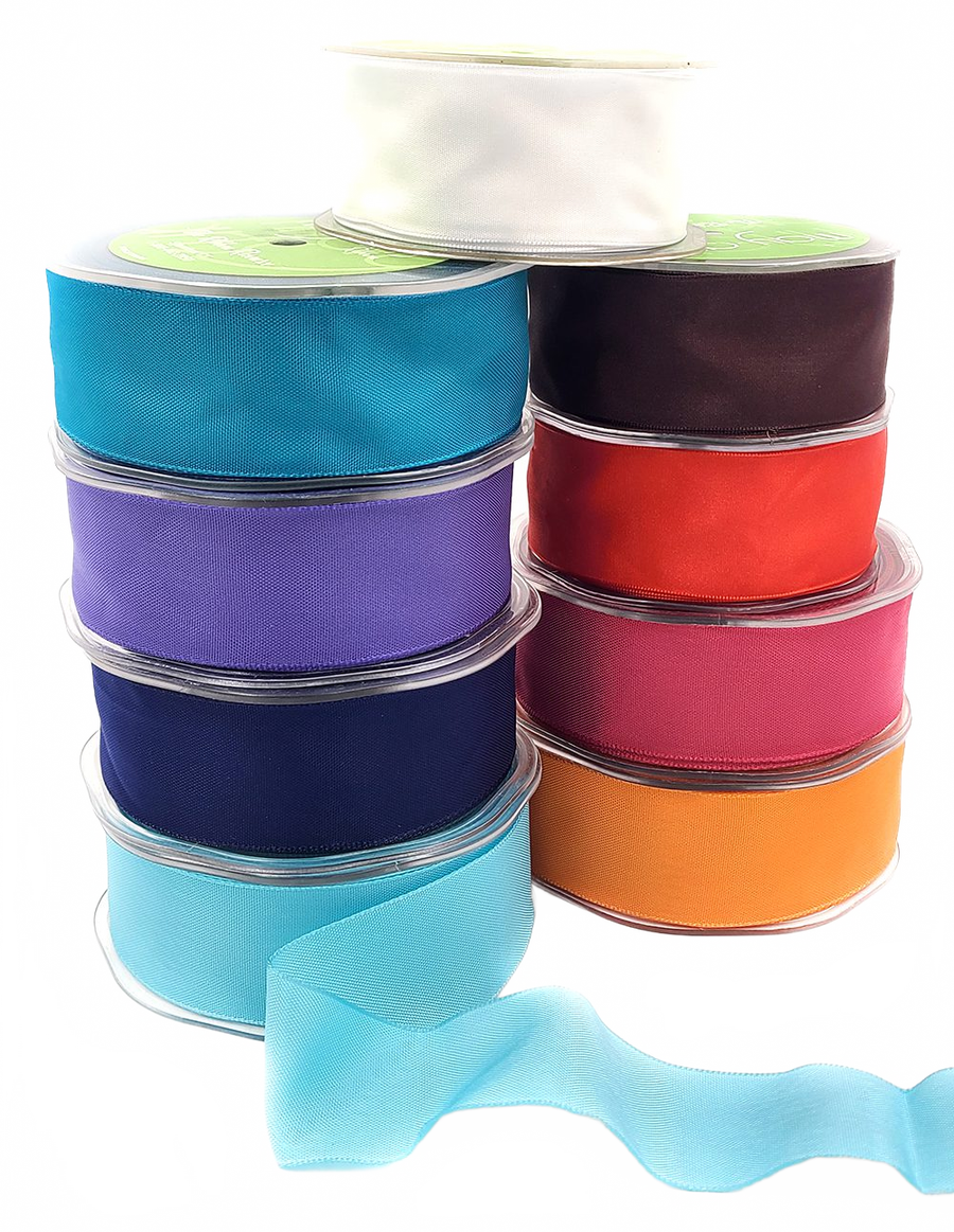 1.5 Inch Taffeta Ribbon With Wired Edge