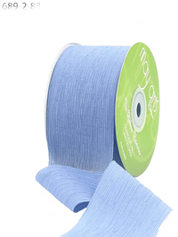 ~2″ Crinkle Chiffon Dusty Blue Ribbon