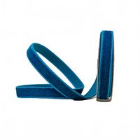 Ribbon Velvet Turquoise
