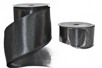 Ribbon Christmas Satin 2.5X10 Black