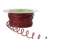 Iridescent Fuchsia Metallic Glitter Wired String