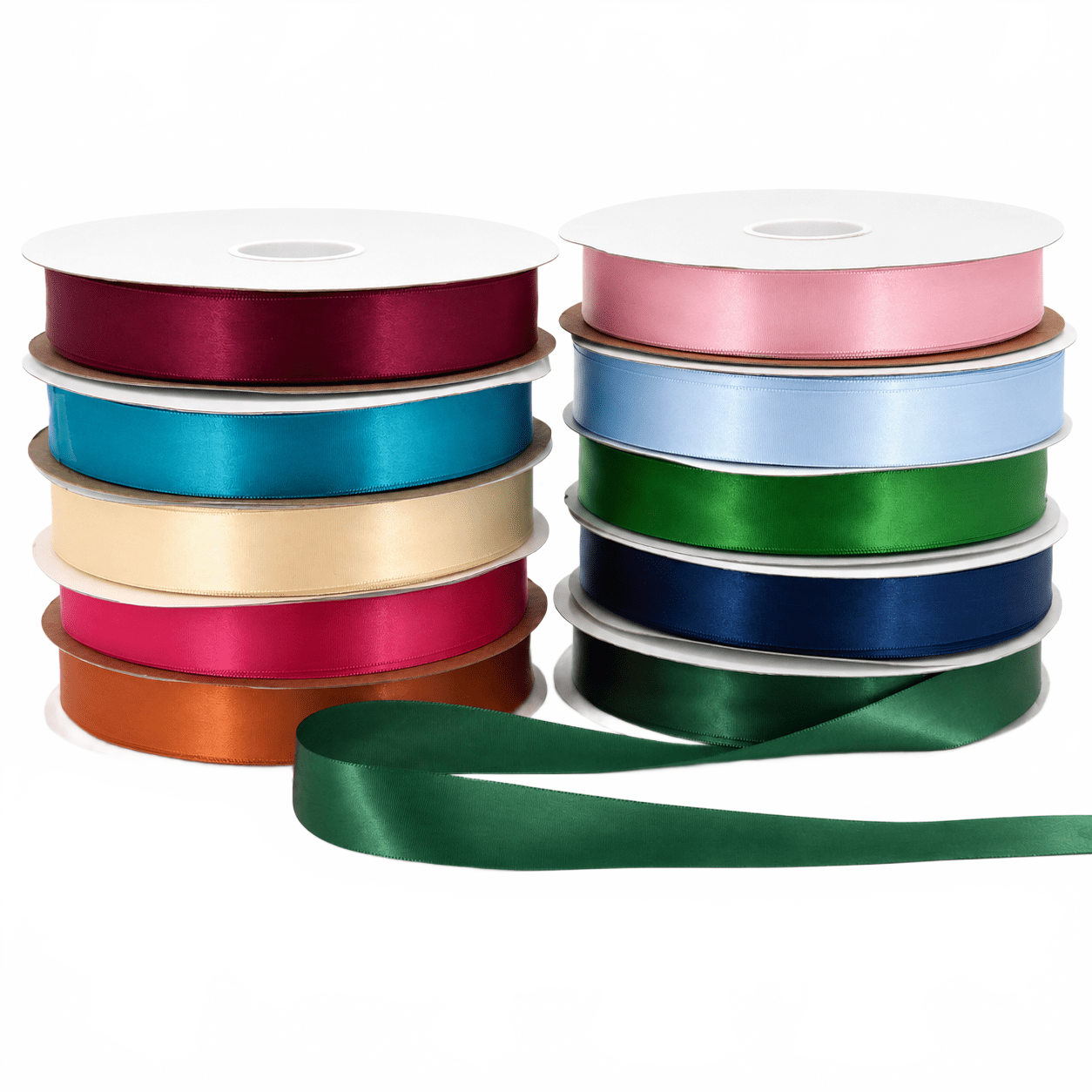 7/8″ Single Face Forrest Satin Ribbon