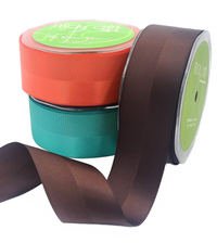 1.5 Inch Satin Grosgrain Mix Ribbon With Woven Edge