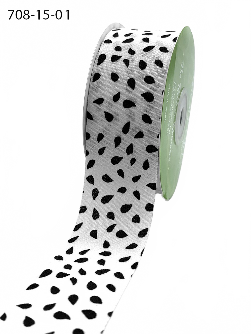 1.5″ Abstract Seeds Print Ribbon