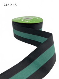 2 Inch Modern Stripe Grosgrain Woven Edge Ribbon