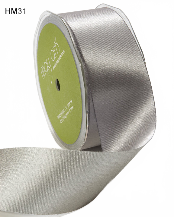 5/8 Inch Iridescent Silver Taffeta Ribbon