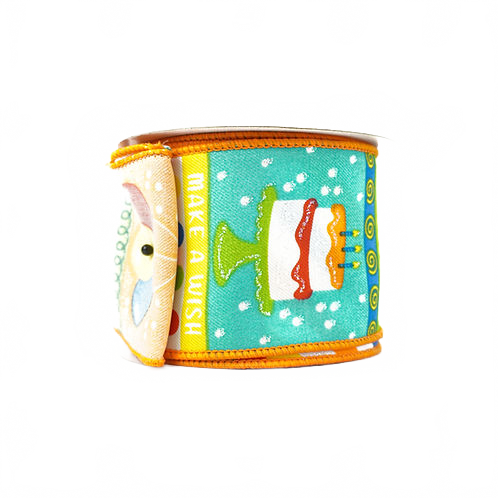 Ribbon 2.5" Happy Birthday To You