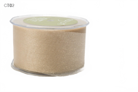 3 Inch Twinkle Shimmer Sheer Ribbon With Cut Edge