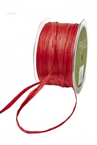 1/8 Inch Paper Raffia Cord String Red Ribbon