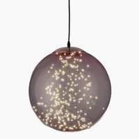 LED Pink Micro Hanging Ball