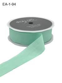 1 Inch Wrinkled Faux Silk Ribbon With Cut Edge