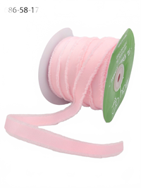 ~ 5/8″ Fuzzy Pink Grosgrain Ribbon