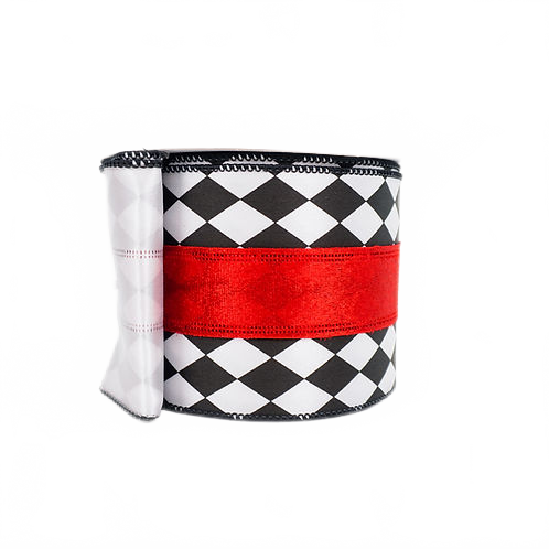 Ribbon Queen Of Diamonds 4"