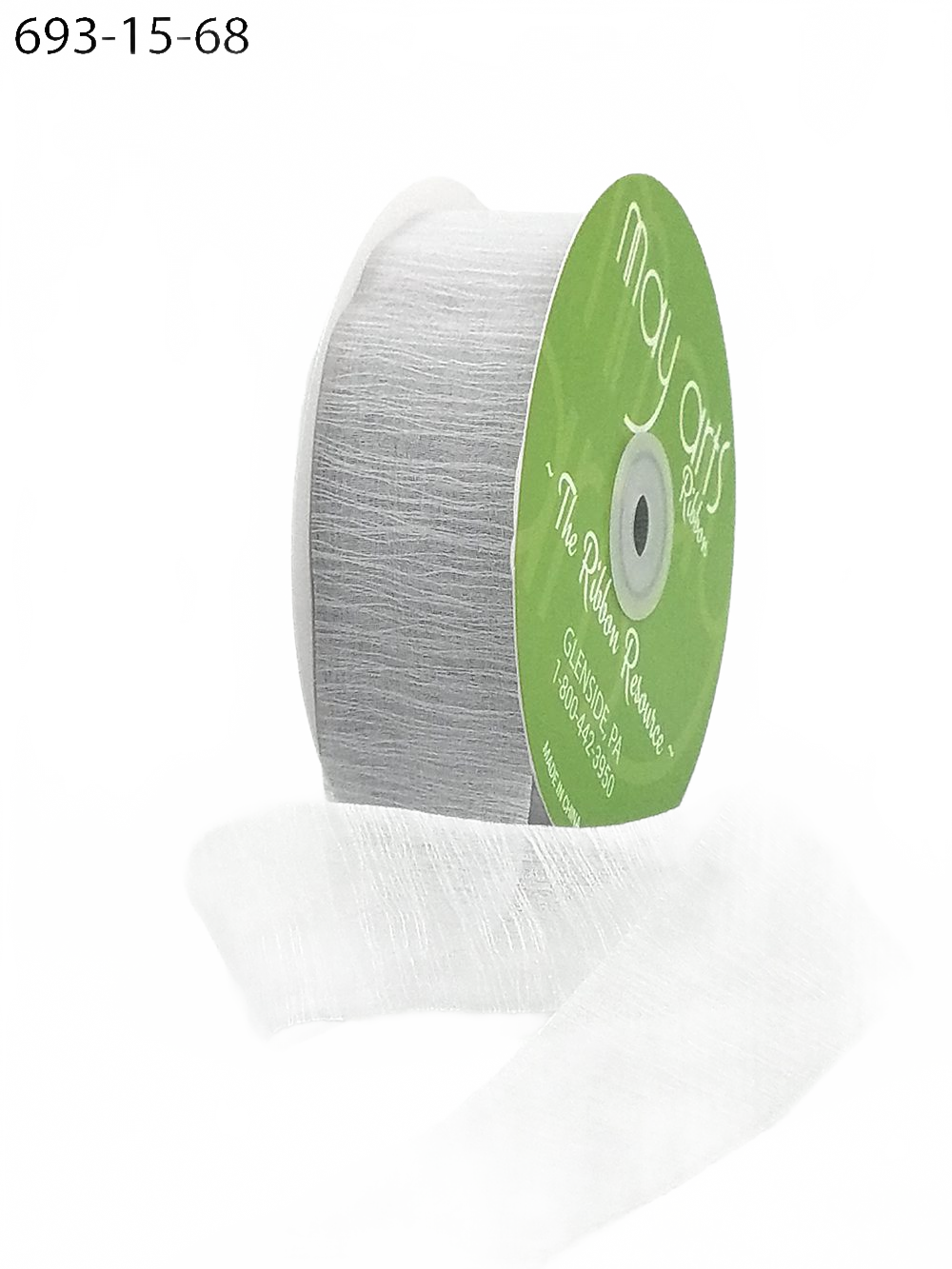 ~1.5″ Heirloom Thread Quiet Grey Ribbon