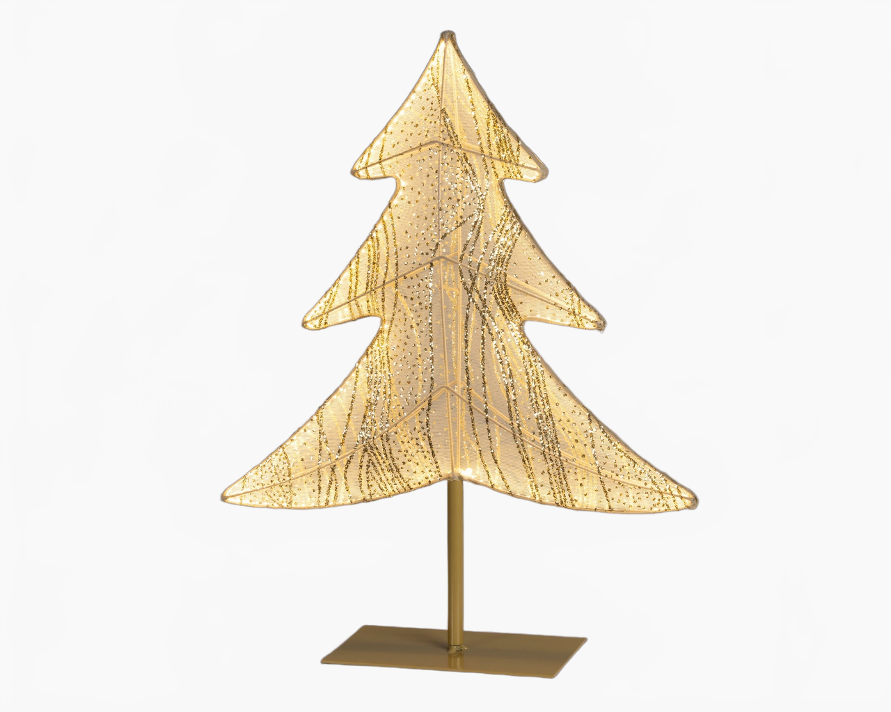 21" Warm White LED Tree On Stand