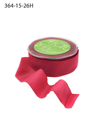 1.5 Inch Fuchsia Taffeta Ribbon With Wired Edge