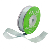 1/2 Inch 100% Hand-Dyed Silk Ribbon With Woven Edge