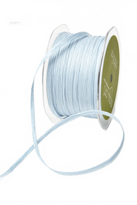 1/8 Inch Paper Raffia Cord String Light Blue Ribbon
