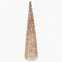 3 FT Rose Gold Cone Tree Micro Warm White LED