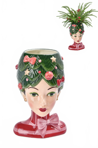 Christmas Head Vase