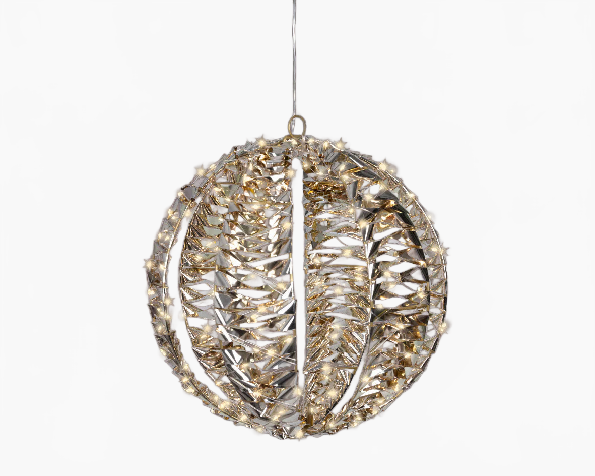 1.3 FT 600 Micro LED Warm White Gold Ball