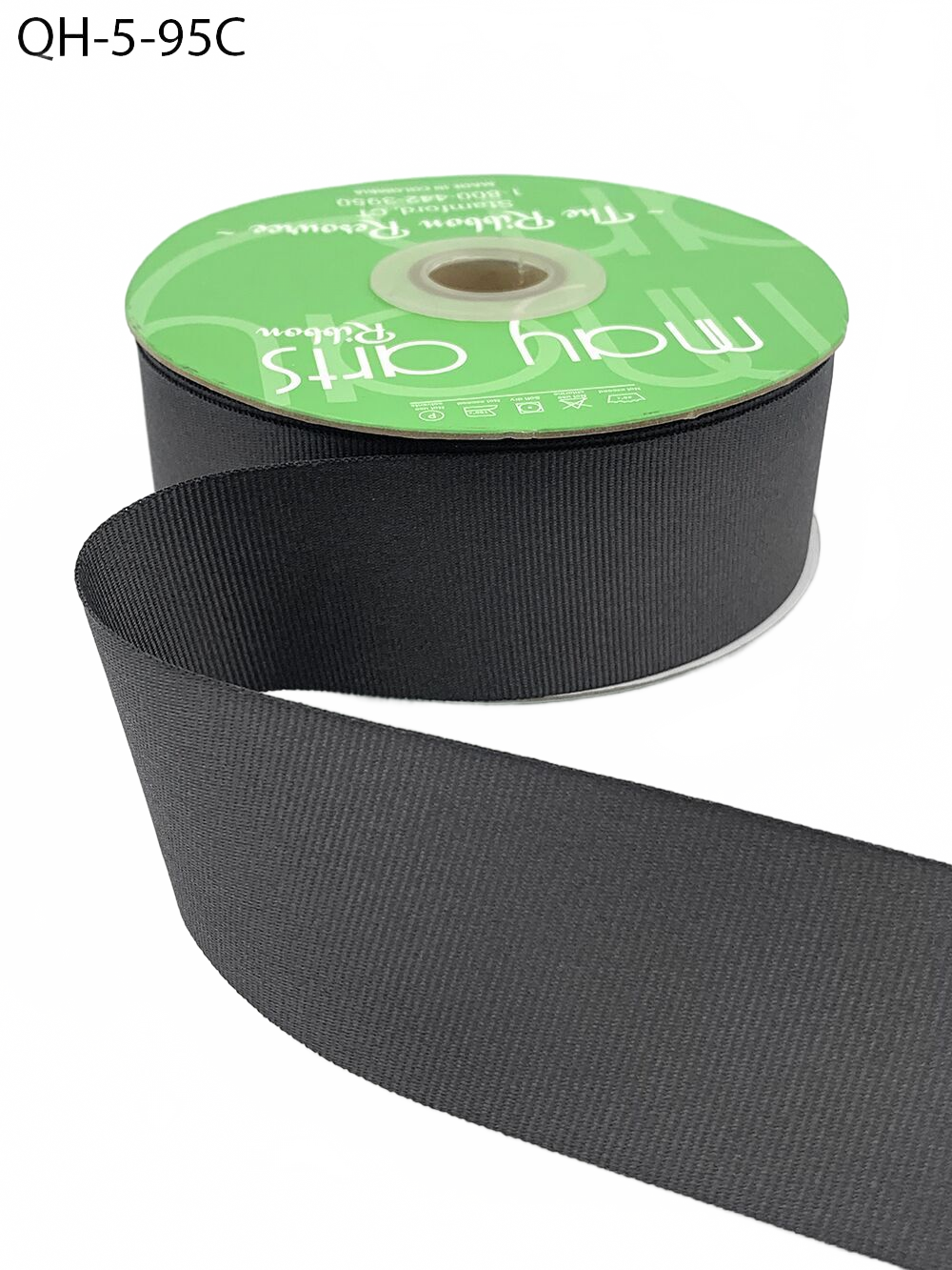 1.5 Inch Classic Grosgrain Ribbon With Woven Edge