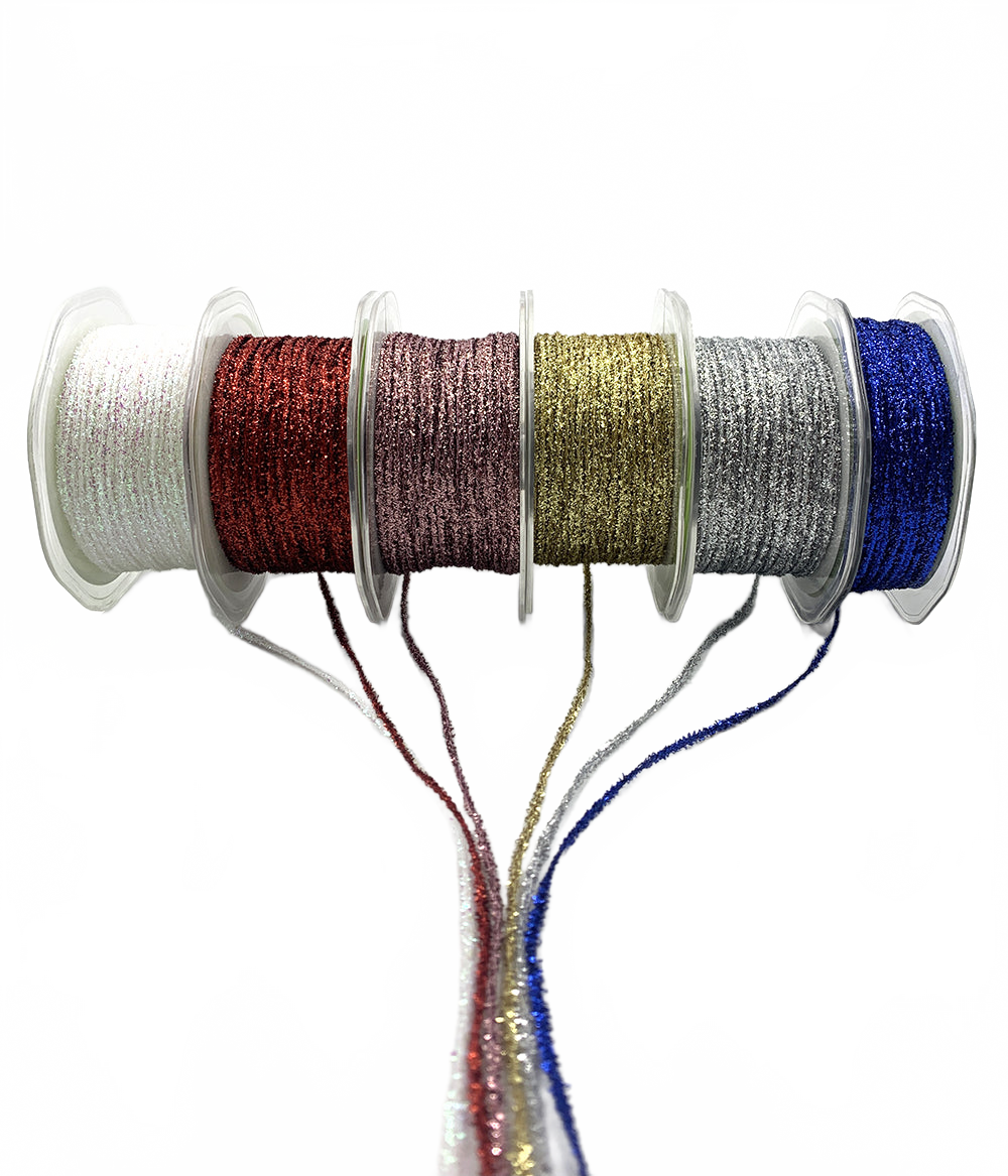1/8 Inch Metallic Sparkle String Ribbon