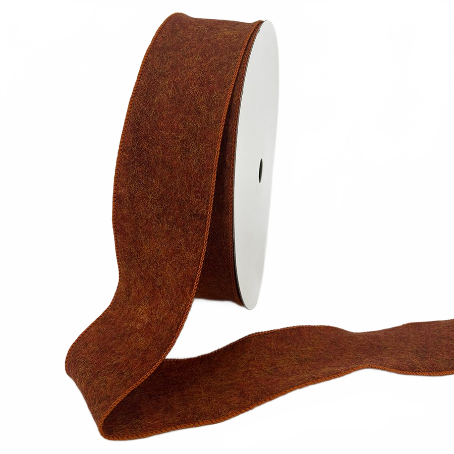 2.5″ Wired Felted Fabric Ribbon