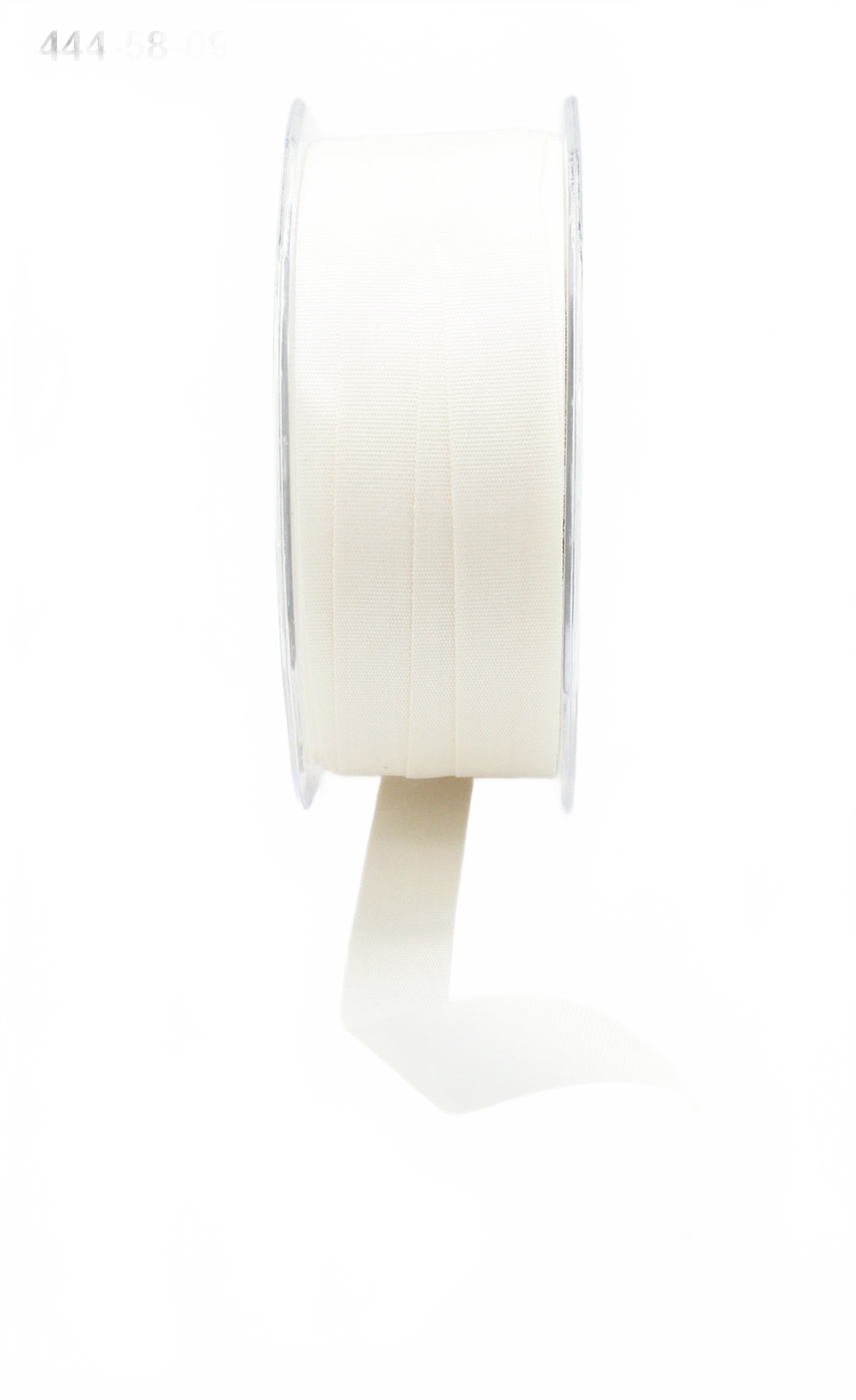 5/8 Inch Faux Lightweight Ivory Linen Ribbon With Woven Edge