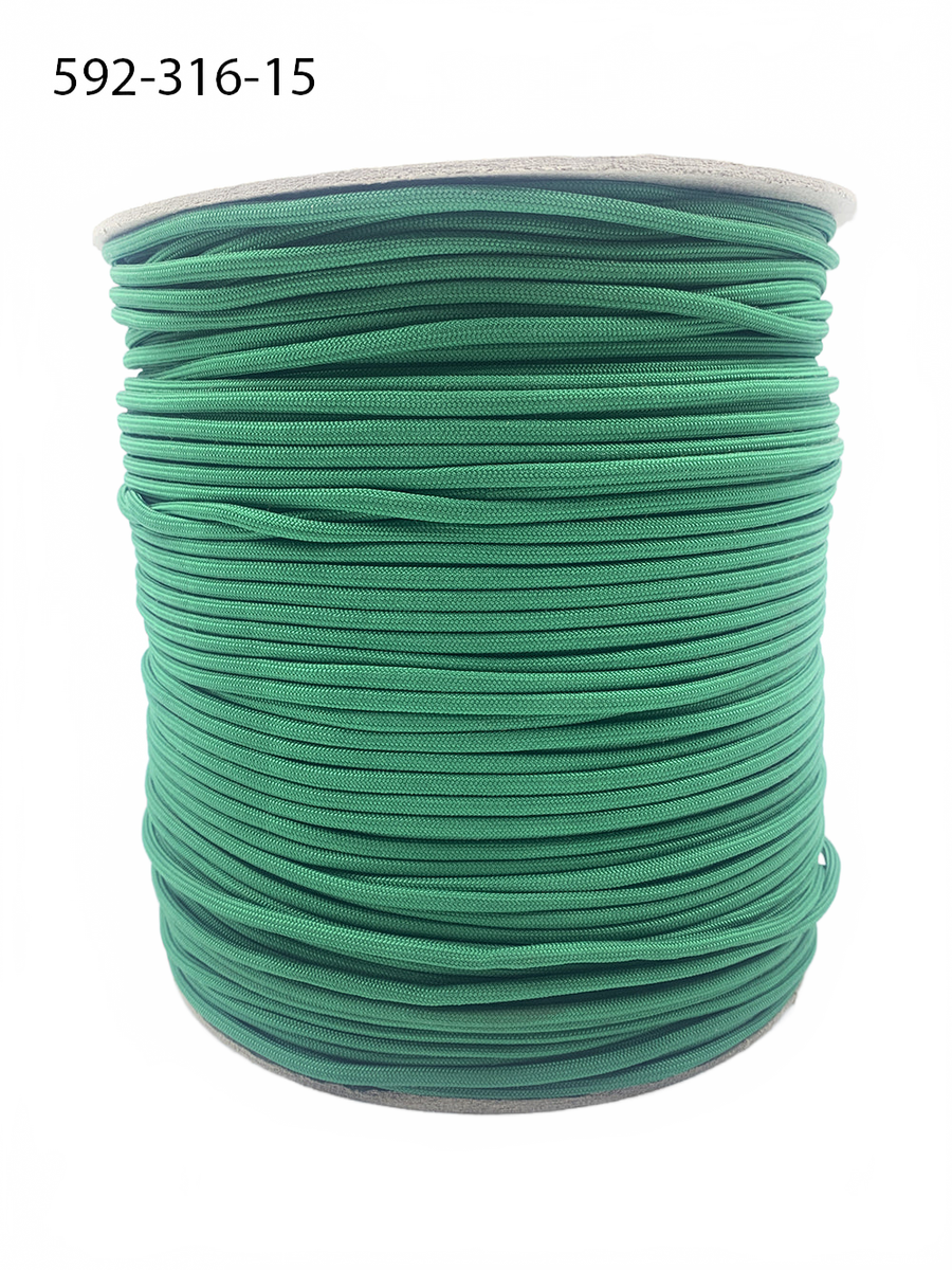 3/16 Inch Nylon Cord Value Size Roll Kelly Green