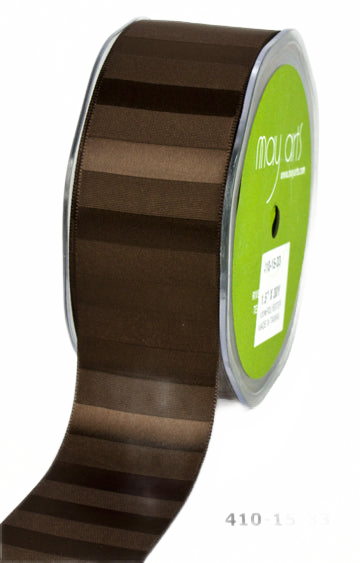1.5 Inch Horizontal Stripes Satin Ribbon